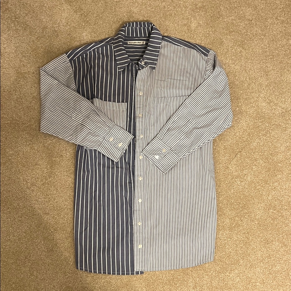Women’s Striped Button-Up Dress